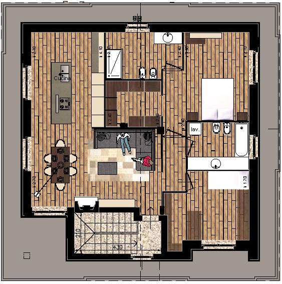 planimetria modern elegance