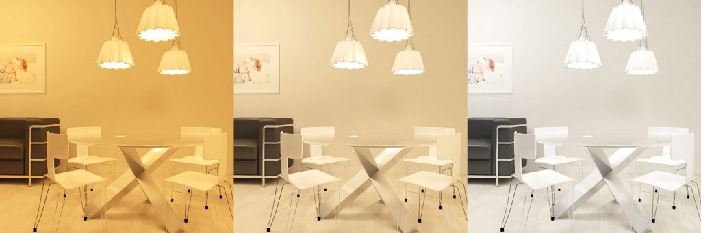 luce calda fredda neutra